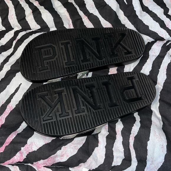 VS PINK Glitter Slides - Picture 2 of 2